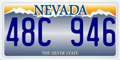 NV license plate 48C946