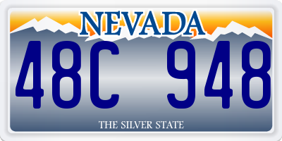 NV license plate 48C948