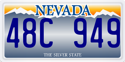 NV license plate 48C949