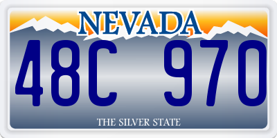 NV license plate 48C970