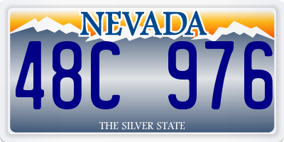 NV license plate 48C976