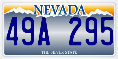 NV license plate 49A295