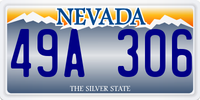 NV license plate 49A306