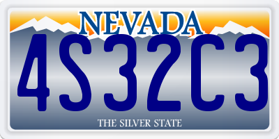NV license plate 4S32C3