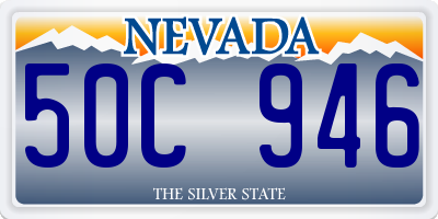 NV license plate 50C946