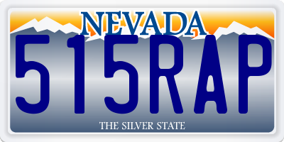 NV license plate 515RAP