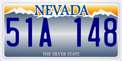 NV license plate 51A148