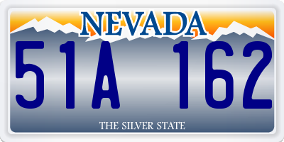 NV license plate 51A162