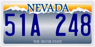 NV license plate 51A248