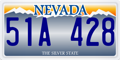 NV license plate 51A428
