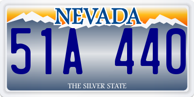 NV license plate 51A440