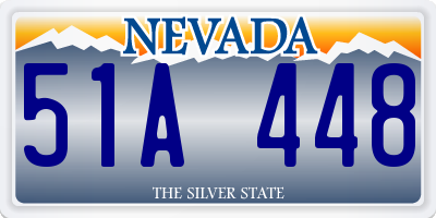 NV license plate 51A448