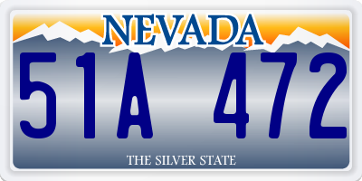 NV license plate 51A472