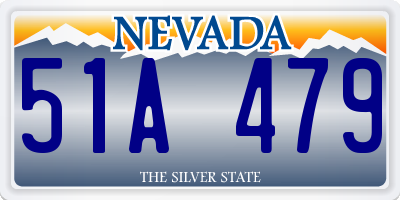 NV license plate 51A479