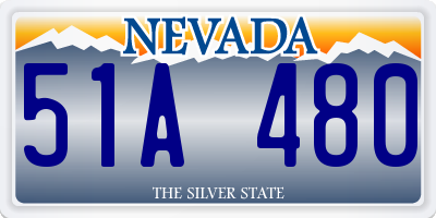 NV license plate 51A480