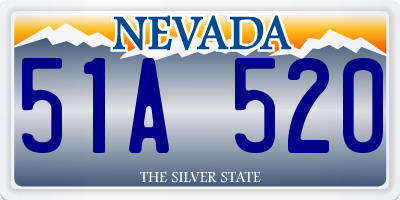 NV license plate 51A520