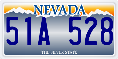 NV license plate 51A528