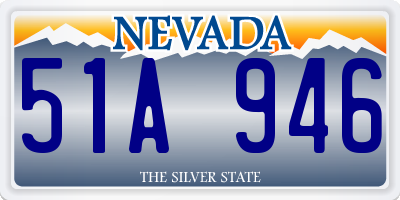 NV license plate 51A946