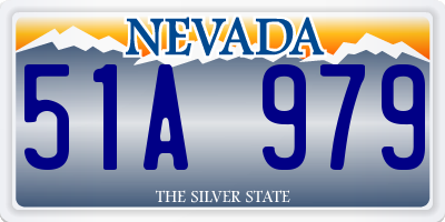 NV license plate 51A979