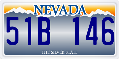 NV license plate 51B146