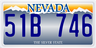 NV license plate 51B746