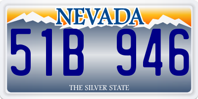 NV license plate 51B946