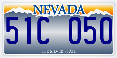 NV license plate 51C050