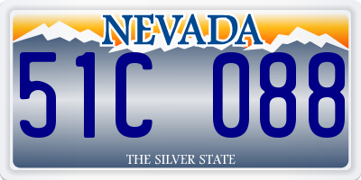 NV license plate 51C088