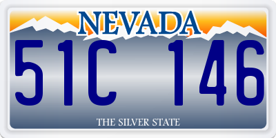 NV license plate 51C146