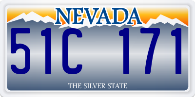 NV license plate 51C171