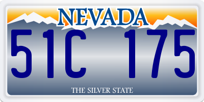 NV license plate 51C175