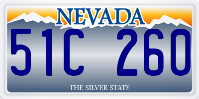 NV license plate 51C260