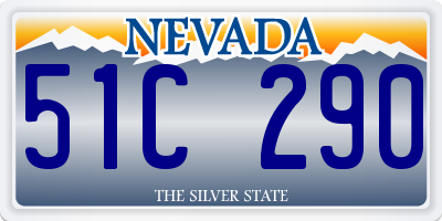 NV license plate 51C290