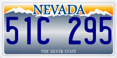 NV license plate 51C295