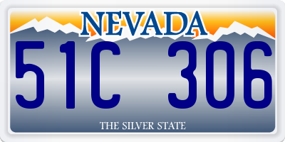 NV license plate 51C306