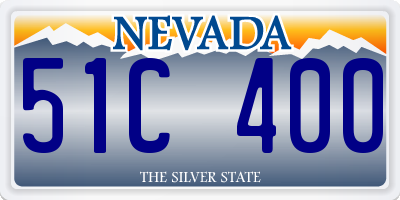 NV license plate 51C400