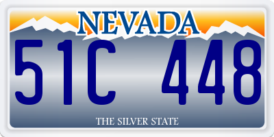 NV license plate 51C448