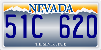 NV license plate 51C620