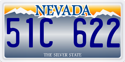 NV license plate 51C622