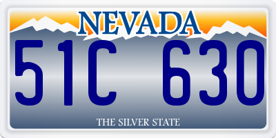 NV license plate 51C630