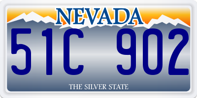 NV license plate 51C902