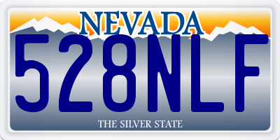 NV license plate 528NLF