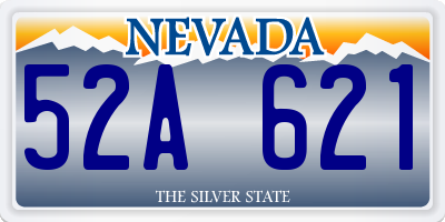 NV license plate 52A621