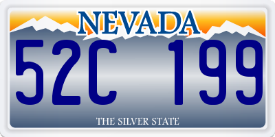 NV license plate 52C199