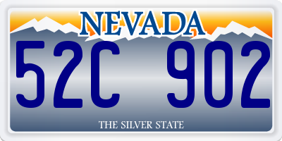 NV license plate 52C902