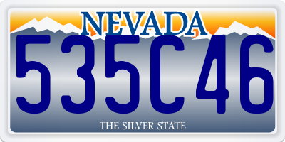 NV license plate 535C46