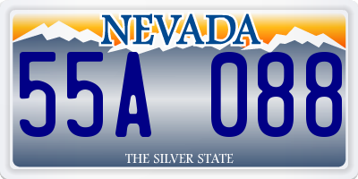NV license plate 55A088