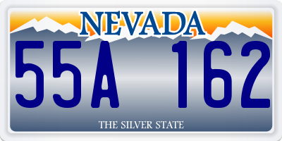 NV license plate 55A162