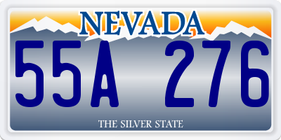 NV license plate 55A276