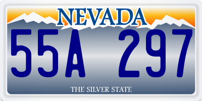 NV license plate 55A297